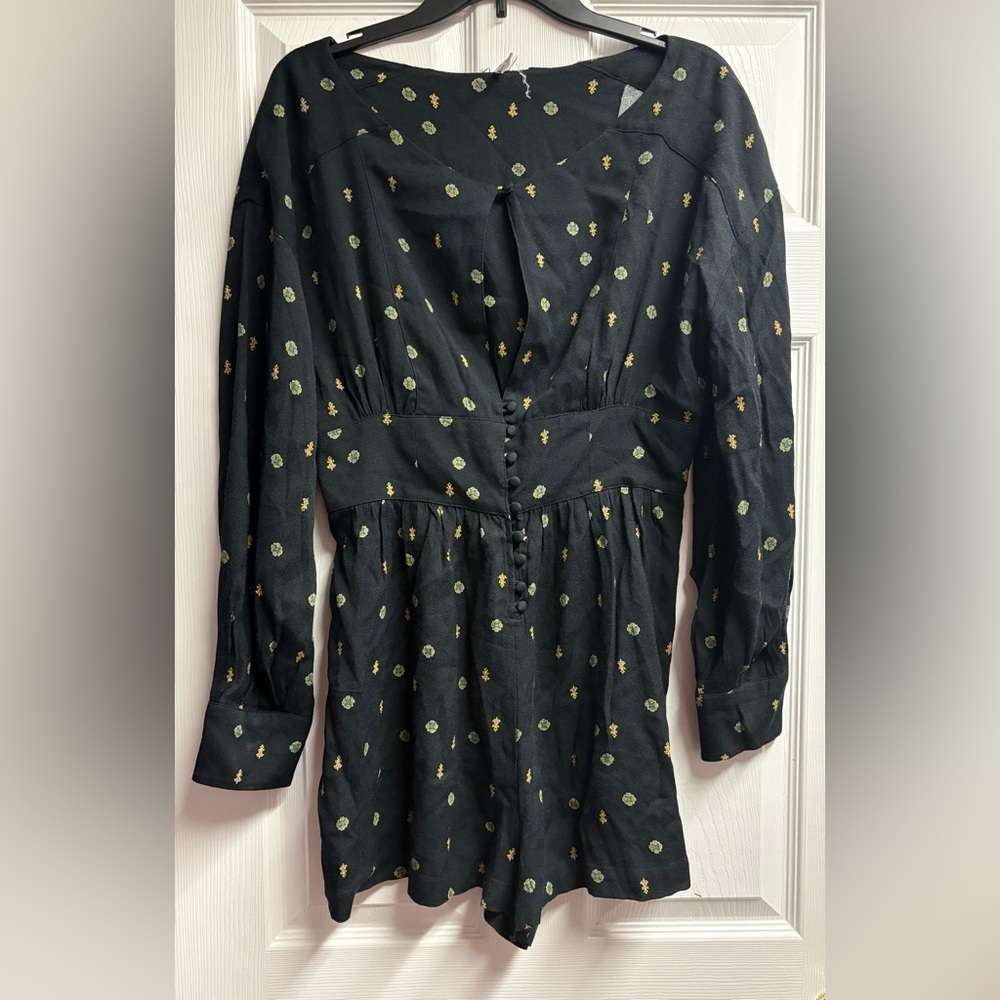 Free People Love Grows Printed Romper Size Medium - Picture 2 of 4